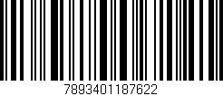Código de barras (EAN, GTIN, SKU, ISBN): '7893401187622'
