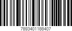 Código de barras (EAN, GTIN, SKU, ISBN): '7893401188407'