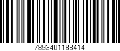 Código de barras (EAN, GTIN, SKU, ISBN): '7893401188414'