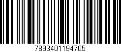 Código de barras (EAN, GTIN, SKU, ISBN): '7893401194705'