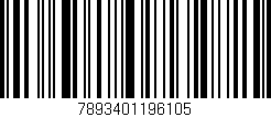 Código de barras (EAN, GTIN, SKU, ISBN): '7893401196105'