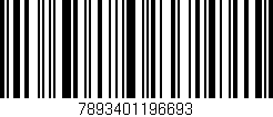 Código de barras (EAN, GTIN, SKU, ISBN): '7893401196693'