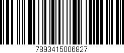 Código de barras (EAN, GTIN, SKU, ISBN): '7893415006827'