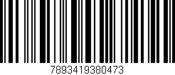 Código de barras (EAN, GTIN, SKU, ISBN): '7893419380473'