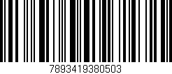 Código de barras (EAN, GTIN, SKU, ISBN): '7893419380503'