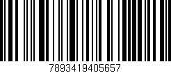 Código de barras (EAN, GTIN, SKU, ISBN): '7893419405657'