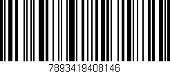 Código de barras (EAN, GTIN, SKU, ISBN): '7893419408146'