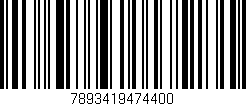 Código de barras (EAN, GTIN, SKU, ISBN): '7893419474400'