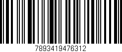 Código de barras (EAN, GTIN, SKU, ISBN): '7893419476312'