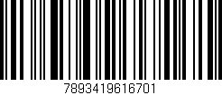 Código de barras (EAN, GTIN, SKU, ISBN): '7893419616701'