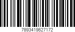Código de barras (EAN, GTIN, SKU, ISBN): '7893419627172'