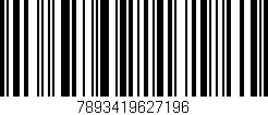 Código de barras (EAN, GTIN, SKU, ISBN): '7893419627196'