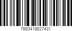 Código de barras (EAN, GTIN, SKU, ISBN): '7893419627431'