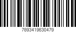 Código de barras (EAN, GTIN, SKU, ISBN): '7893419630479'