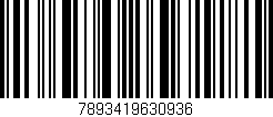 Código de barras (EAN, GTIN, SKU, ISBN): '7893419630936'