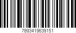 Código de barras (EAN, GTIN, SKU, ISBN): '7893419639151'