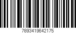 Código de barras (EAN, GTIN, SKU, ISBN): '7893419642175'