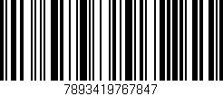 Código de barras (EAN, GTIN, SKU, ISBN): '7893419767847'