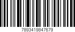 Código de barras (EAN, GTIN, SKU, ISBN): '7893419847679'