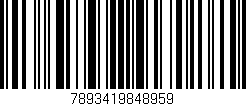 Código de barras (EAN, GTIN, SKU, ISBN): '7893419848959'