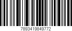 Código de barras (EAN, GTIN, SKU, ISBN): '7893419849772'