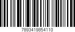 Código de barras (EAN, GTIN, SKU, ISBN): '7893419854110'