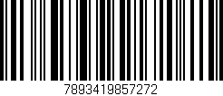 Código de barras (EAN, GTIN, SKU, ISBN): '7893419857272'