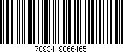 Código de barras (EAN, GTIN, SKU, ISBN): '7893419866465'