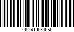 Código de barras (EAN, GTIN, SKU, ISBN): '7893419868858'