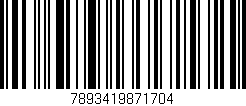 Código de barras (EAN, GTIN, SKU, ISBN): '7893419871704'