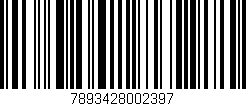 Código de barras (EAN, GTIN, SKU, ISBN): '7893428002397'