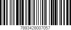 Código de barras (EAN, GTIN, SKU, ISBN): '7893428007057'