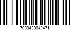 Código de barras (EAN, GTIN, SKU, ISBN): '7893433649471'