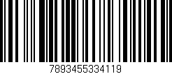 Código de barras (EAN, GTIN, SKU, ISBN): '7893455334119'