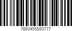 Código de barras (EAN, GTIN, SKU, ISBN): '7893455583777'