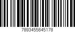 Código de barras (EAN, GTIN, SKU, ISBN): '7893455645178'