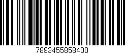 Código de barras (EAN, GTIN, SKU, ISBN): '7893455858400'
