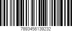 Código de barras (EAN, GTIN, SKU, ISBN): '7893456139232'