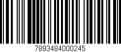 Código de barras (EAN, GTIN, SKU, ISBN): '7893484000245'