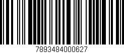 Código de barras (EAN, GTIN, SKU, ISBN): '7893484000627'