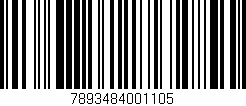 Código de barras (EAN, GTIN, SKU, ISBN): '7893484001105'