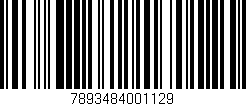 Código de barras (EAN, GTIN, SKU, ISBN): '7893484001129'