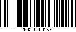 Código de barras (EAN, GTIN, SKU, ISBN): '7893484001570'
