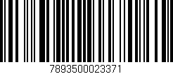 Código de barras (EAN, GTIN, SKU, ISBN): '7893500023371'