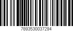 Código de barras (EAN, GTIN, SKU, ISBN): '7893530037294'