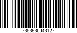 Código de barras (EAN, GTIN, SKU, ISBN): '7893530043127'