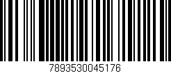 Código de barras (EAN, GTIN, SKU, ISBN): '7893530045176'