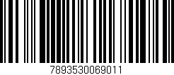 Código de barras (EAN, GTIN, SKU, ISBN): '7893530069011'