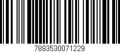 Código de barras (EAN, GTIN, SKU, ISBN): '7893530071229'