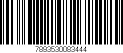 Código de barras (EAN, GTIN, SKU, ISBN): '7893530083444'